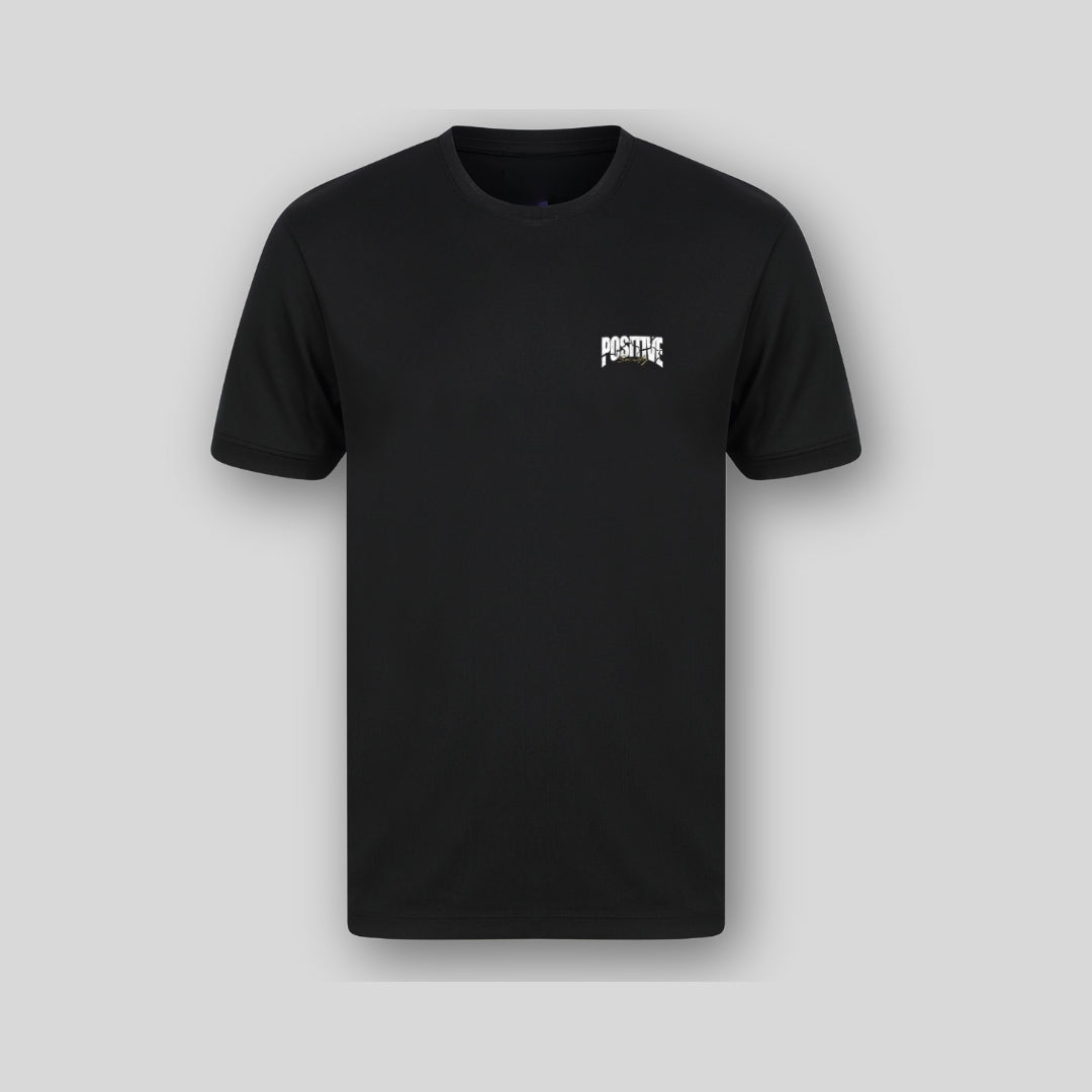 Consistency Carves Success Black Performance T Shirt