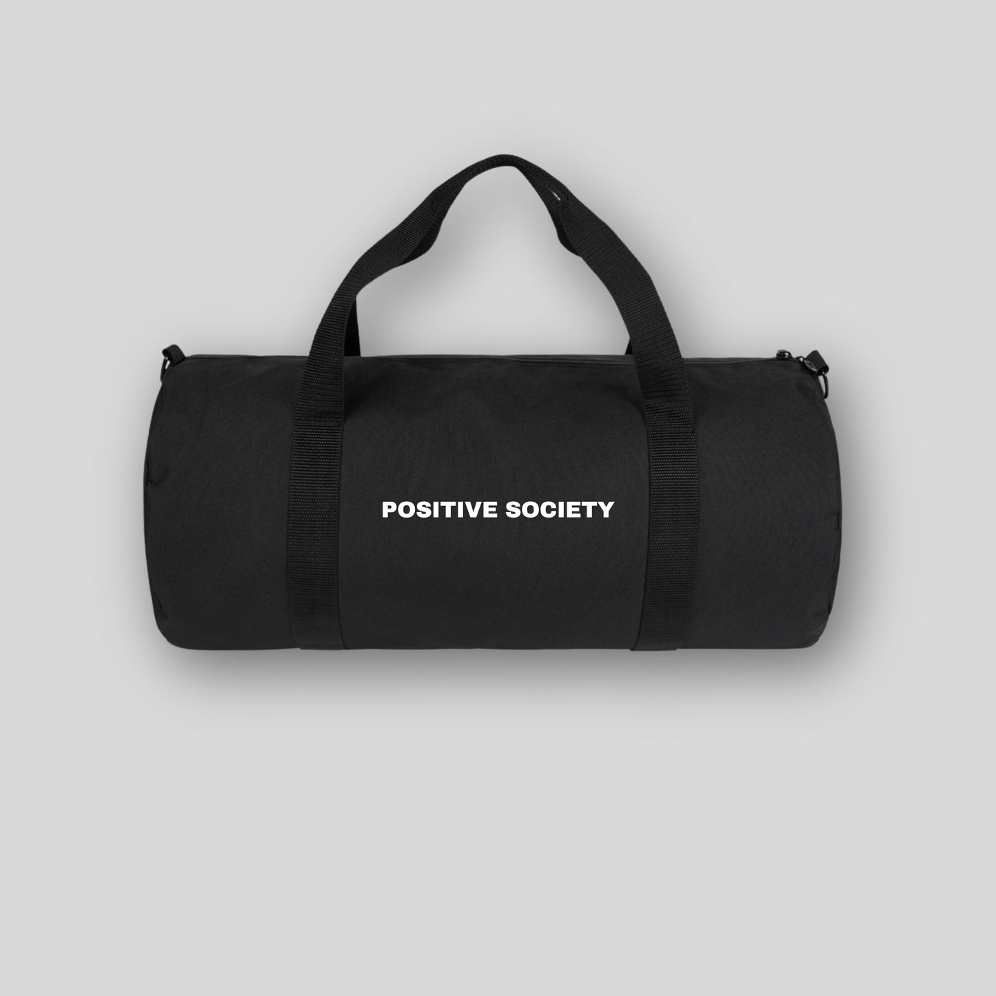 Positive Society Black Duffel Bag
