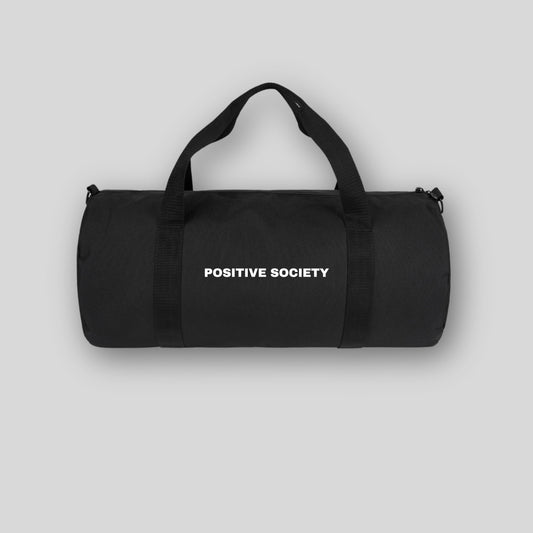 Positive Society Black Duffel Bag